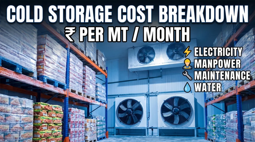 What a cold store actually costs to run, per MT per month